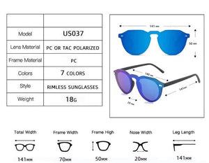 Model US037 Men / Women Designer Sunglasses
